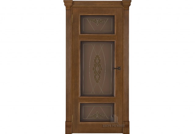 Гранд 3 дуб patina Antico, стекло Мираж